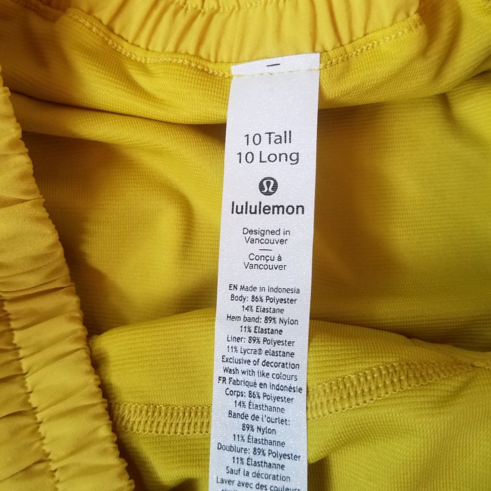 NWT Lululemon Hotty Hot Short 4" Long Soleil 10 - Picture 5 of 8